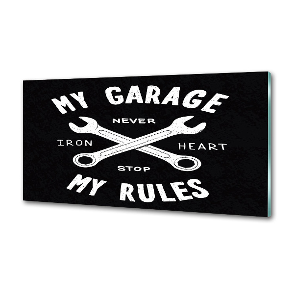 Spatplaat keuken Mijn garage