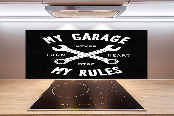 Spatplaat keuken Mijn garage