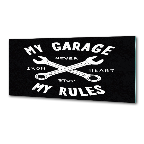 Spatplaat keuken Mijn garage