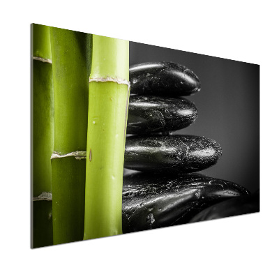 Spatscherm keuken Bamboe