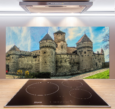 Spatplaat keuken Een kasteel in Zwitserland
