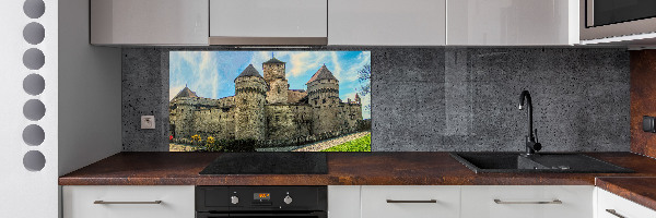 Spatplaat keuken Een kasteel in Zwitserland