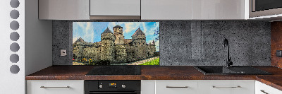 Spatplaat keuken Een kasteel in Zwitserland