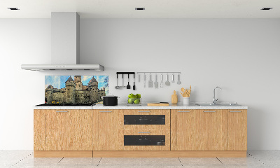 Spatplaat keuken Een kasteel in Zwitserland