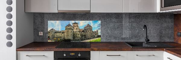 Spatplaat keuken Een kasteel in Zwitserland