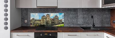 Spatplaat keuken Een kasteel in Zwitserland