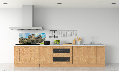 Spatplaat keuken Een kasteel in Zwitserland