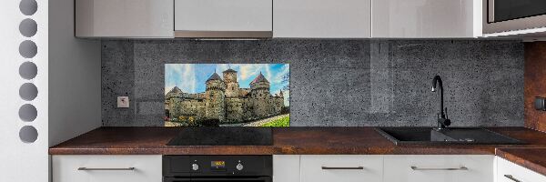 Spatplaat keuken Een kasteel in Zwitserland