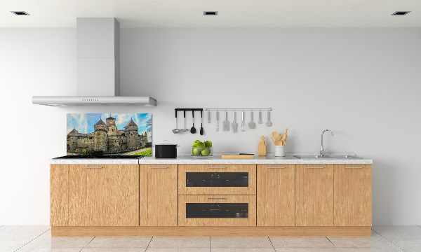 Spatplaat keuken Een kasteel in Zwitserland