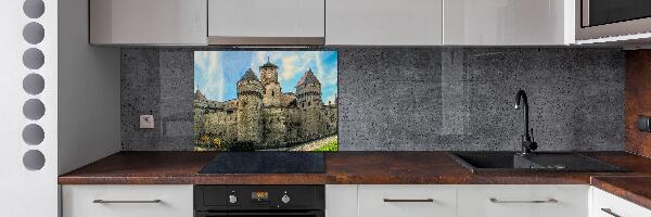 Spatplaat keuken Een kasteel in Zwitserland