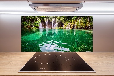Glazen achterwand keuken Plitvice-meer