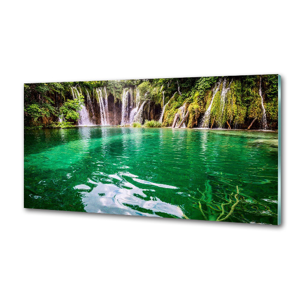 Glazen achterwand keuken Plitvice-meer