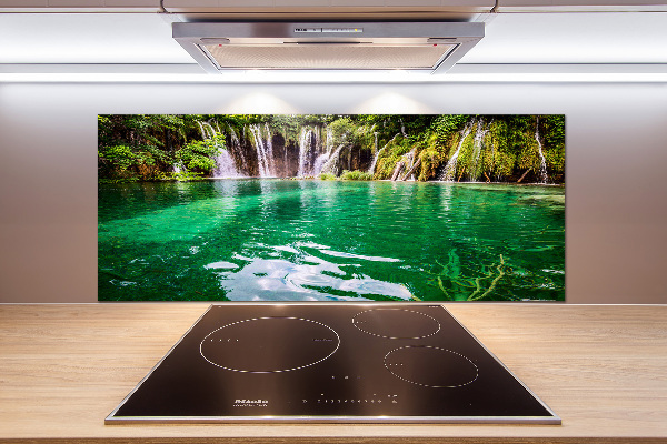 Glazen achterwand keuken Plitvice-meer