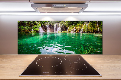Glazen achterwand keuken Plitvice-meer