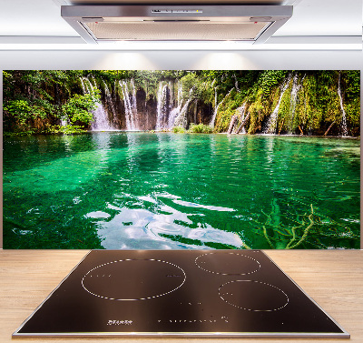 Glazen achterwand keuken Plitvice-meer