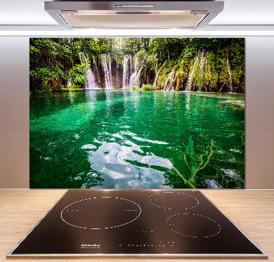 Glazen achterwand keuken Plitvice-meer