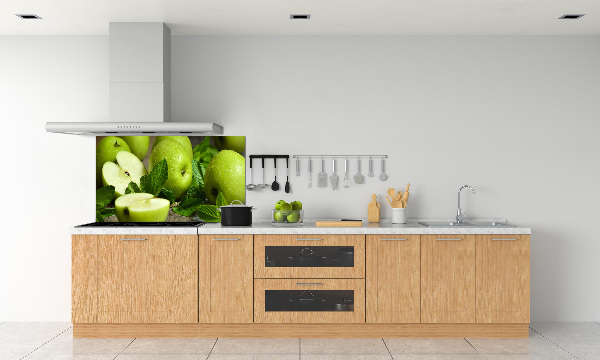 Achterwand keuken Groene appels