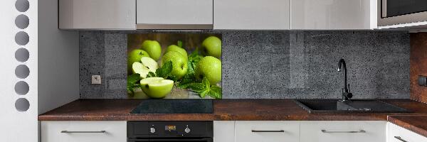 Achterwand keuken Groene appels
