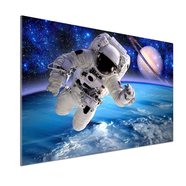 Glazen achterwand keuken Astronaut