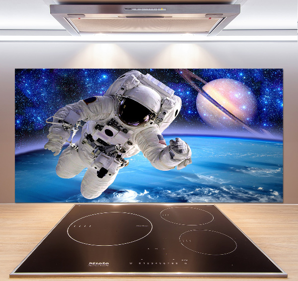 Glazen achterwand keuken Astronaut