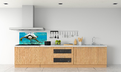 Achterwand keuken Zeeschildpad