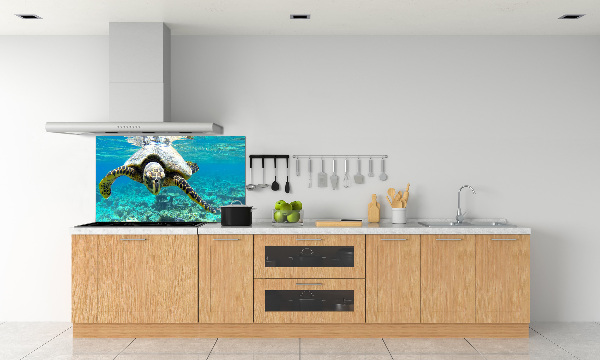 Achterwand keuken Zeeschildpad