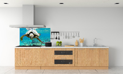 Achterwand keuken Zeeschildpad
