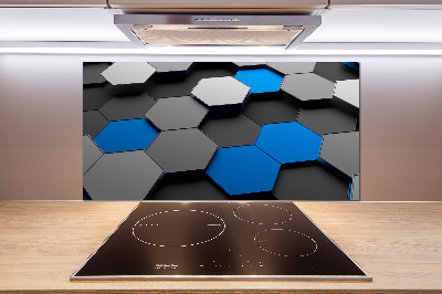 Keuken achterwand 3D-abstractie