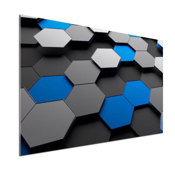 Keuken achterwand 3D-abstractie