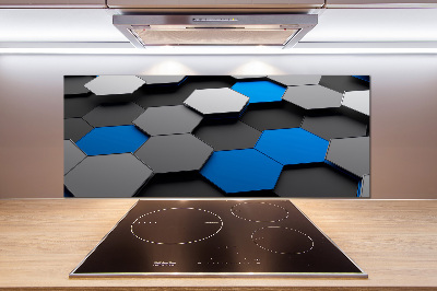 Keuken achterwand 3D-abstractie