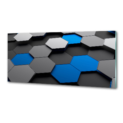 Keuken achterwand 3D-abstractie