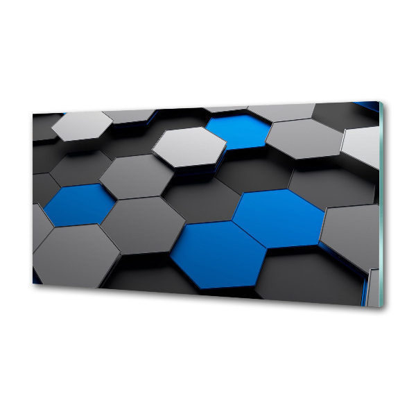 Keuken achterwand 3D-abstractie