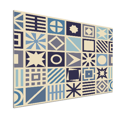 Achterwand keuken Geometrische achtergrond