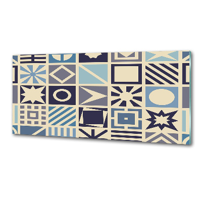 Achterwand keuken Geometrische achtergrond