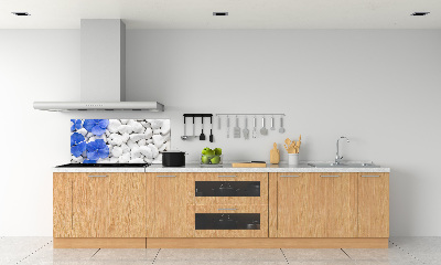 Spatplaat keuken Hortensia