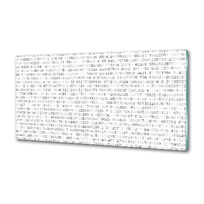 Spatplaat keuken Binaire code