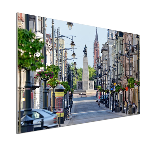 Spatplaat keuken Łódź, Polen