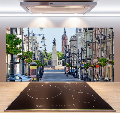 Spatplaat keuken Łódź, Polen