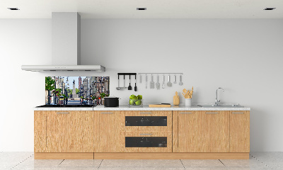 Spatplaat keuken Łódź, Polen