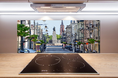 Spatplaat keuken Łódź, Polen