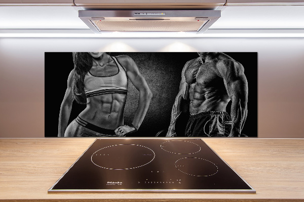 Spatscherm keuken Spieropbouw