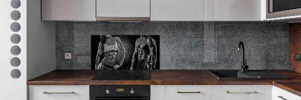 Spatscherm keuken Spieropbouw