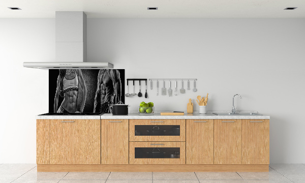 Spatscherm keuken Spieropbouw