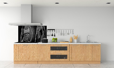 Spatscherm keuken Spieropbouw