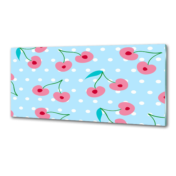 Spatscherm keuken Fruitpictogrammen