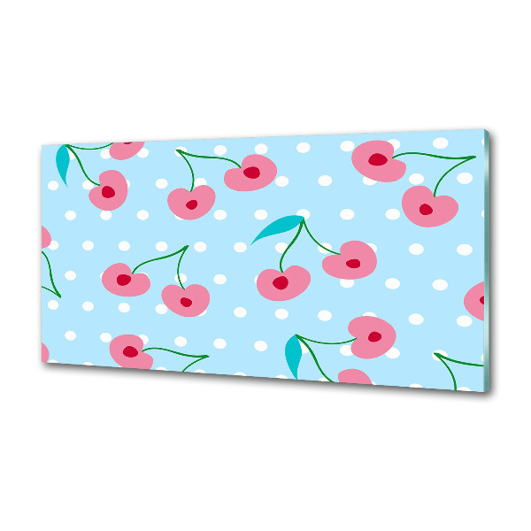 Spatscherm keuken Fruitpictogrammen