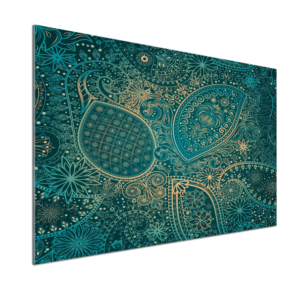 Glazen achterwand keuken Ornamenten achtergrond