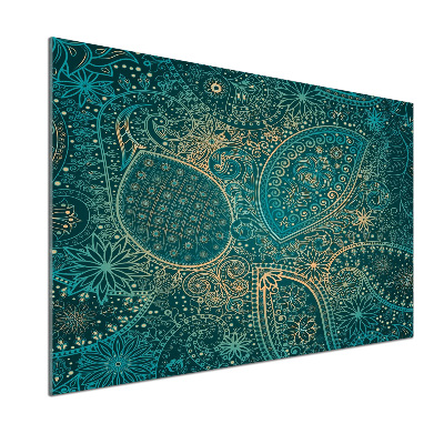 Glazen achterwand keuken Ornamenten achtergrond