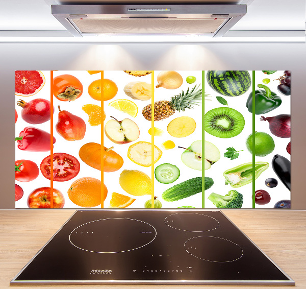 Achterwand keuken Fruit en groenten