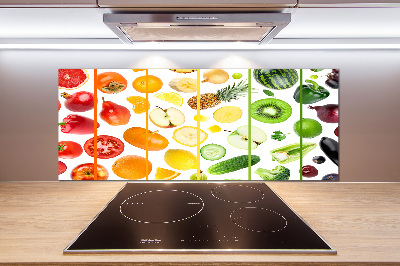 Achterwand keuken Fruit en groenten